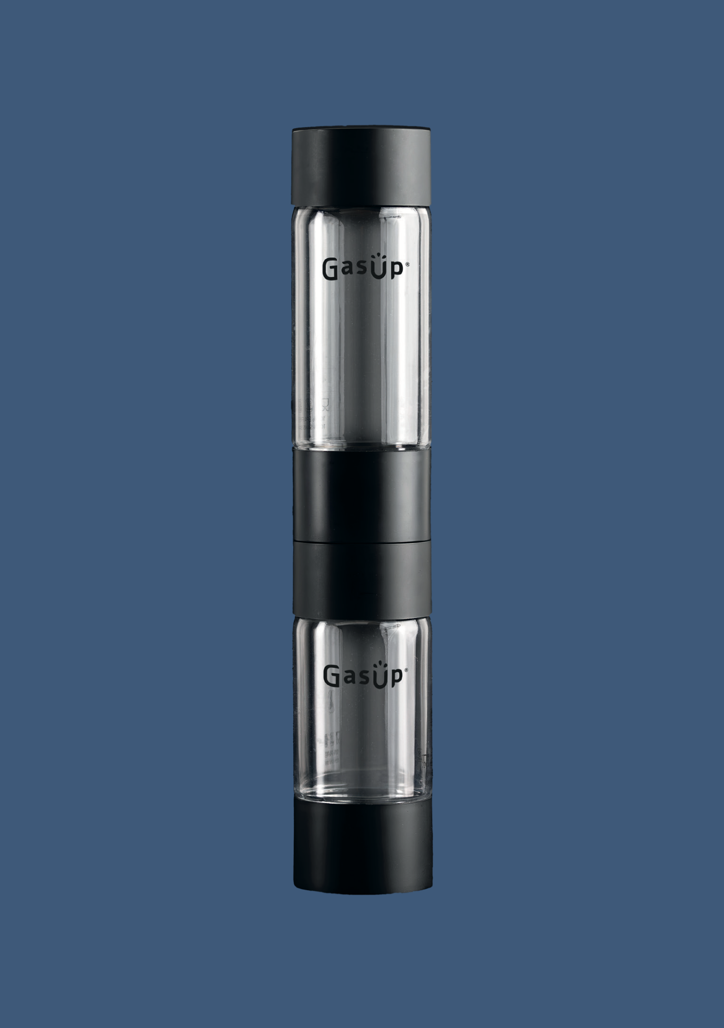Bouteille tube GasUp, simple, 500 ml + 350 ml